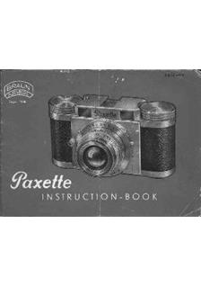 Braun Paxette manual. Camera Instructions.